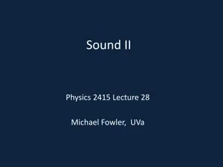 Understanding Sound Waves: Harmonic Vibrations and Longitudinal Waves