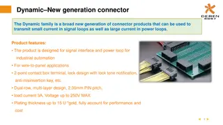 Next-Gen Connector Products for Industrial Automation Applications