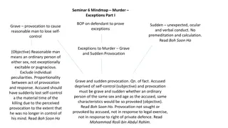 Seminar 6 Mindmap Murder Exceptions Part I Overview