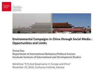 Opportunities and Limits of Environmental Campaigns in China through Social Media