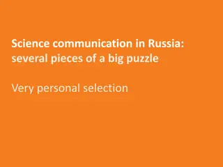 Diving into Science Communication Initiatives in Russia