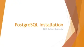 Installing and Setting Up PostgreSQL for Windows and Mac OS