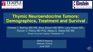 Thymic Neuroendocrine Tumors: Demographics, Treatment, and Survival Study