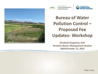 Proposed Water Pollution Control Fee Updates Workshop