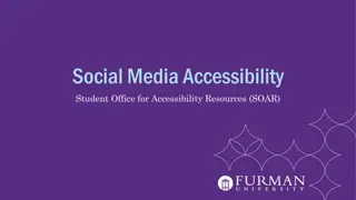 Social Media Accessibility Guidelines for Inclusive Online Communities