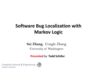 Software Bug Localization with Markov Logic