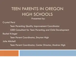 Supporting Young Parents in Oregon High Schools