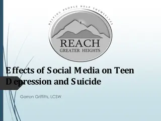 Impact of Social Media on Teen Depression and Suicide