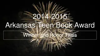 2014-2015 Arkansas Teen Book Award Winners