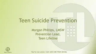 Teen Suicide Prevention Resources in Arizona