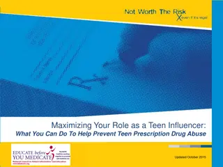 Taking a Stand Against Teen Prescription Drug Abuse