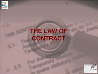 The Law of Contract in Malaysia