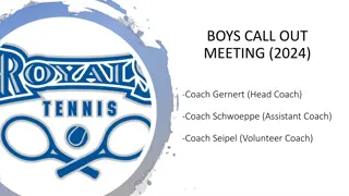 Boys Call Out Meeting 2024 - HSE Boys Tennis Pre-Season Information