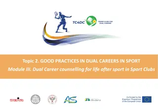 Dual Career Counseling Best Practices in Sport Clubs