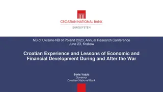 Economic and Financial Development of Croatia During and After the War