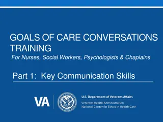 Effective Communication Skills for Healthcare Professionals