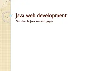 Java Web Development with Servlet and JSP Environment