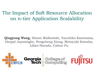 Soft Resource Allocation in N-Tier Application Scalability