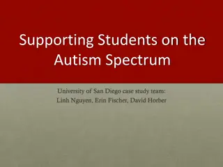 Supporting Students on the Autism Spectrum at University of San Diego Case Study