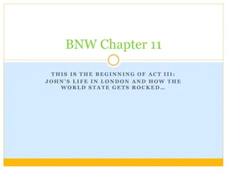 Exploring Themes of Bullying and Dehumanization in BNW Act III: John's Life in London