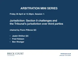 Understanding Jurisdiction Challenges and Stay Proceedings in Arbitration