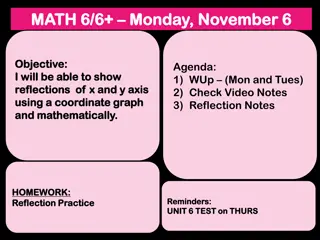 Mathematics Unit 6 Reflections and Distance Activities