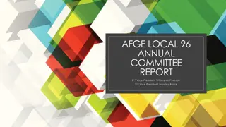 AFGE Local 96 Annual Committee Report Highlights