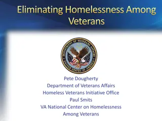 Addressing Veteran Homelessness in the United States