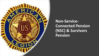 Non-Service-Connected Pension (NSC) and Survivor's Pension