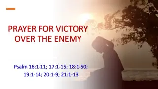 Prayer for Victory Over the Enemy - Learning from David's Psalms