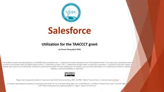 Utilization of Salesforce for Workforce Grants: A Case Study