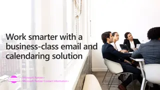 Enhance Business Efficiency with Microsoft Business-Class Email Solution