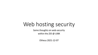 Exploring Web Hosting Security: Principles, Layers, and Monitoring