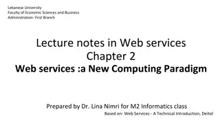 Understanding Web Services: A New Computing Paradigm