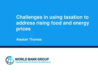 Challenges and Policy Responses in Addressing Rising Food and Energy Prices