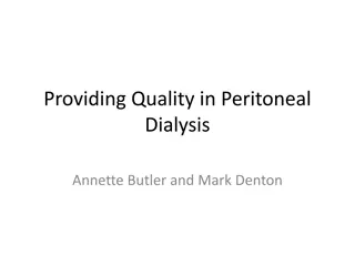 Enhancing Peritoneal Dialysis Options for Improved Patient Outcomes