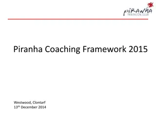 Triathlon Coaching Workshop: Piranha Coaching Framework 2015