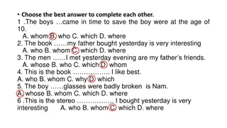 Language and Grammar Quiz Questions