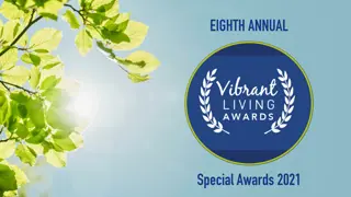 Highlighting the Eighth Annual Special Awards 2021 Winners and Finalists