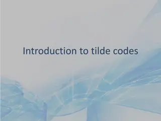 Tilde Codes for Custom Result Pictures