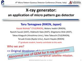 Advancements in Triggerable X-ray Generators for Calibration in Space