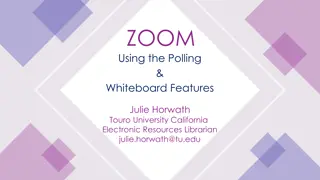 Enhancing Zoom Meetings with Polling and Whiteboard Features