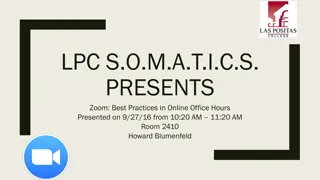 Best Practices in Online Office Hours