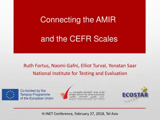 Bridging AMIR and CEFR Scales in Language Testing