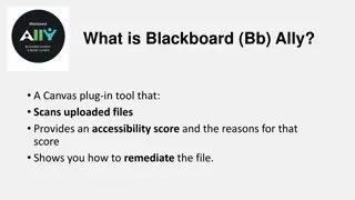 Enhancing Accessibility with Blackboard Ally in Canvas