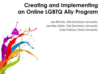 Implementing Effective Online LGBTQ Ally Training Program