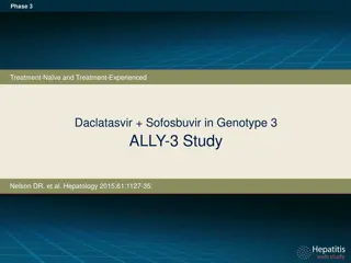 Effectiveness of Daclatasvir and Sofosbuvir in HCV Genotype 3: Insights from ALLY-3 Study