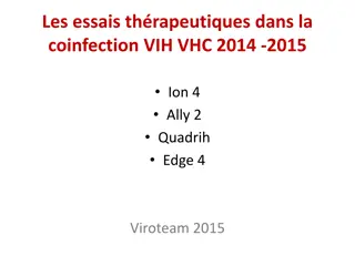 Therapeutic Trials in HIV/HCV Coinfection: ION-4, Ally-2, and Viroteam 2015