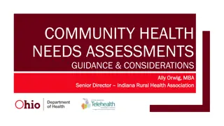 Community Health Needs Assessments: Guidance & Considerations