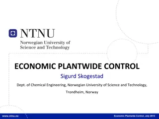 Economic Plantwide Control Overview